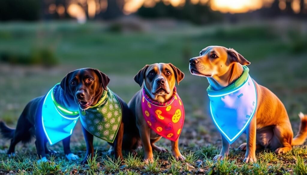 Reflektierende Hundehalstücher